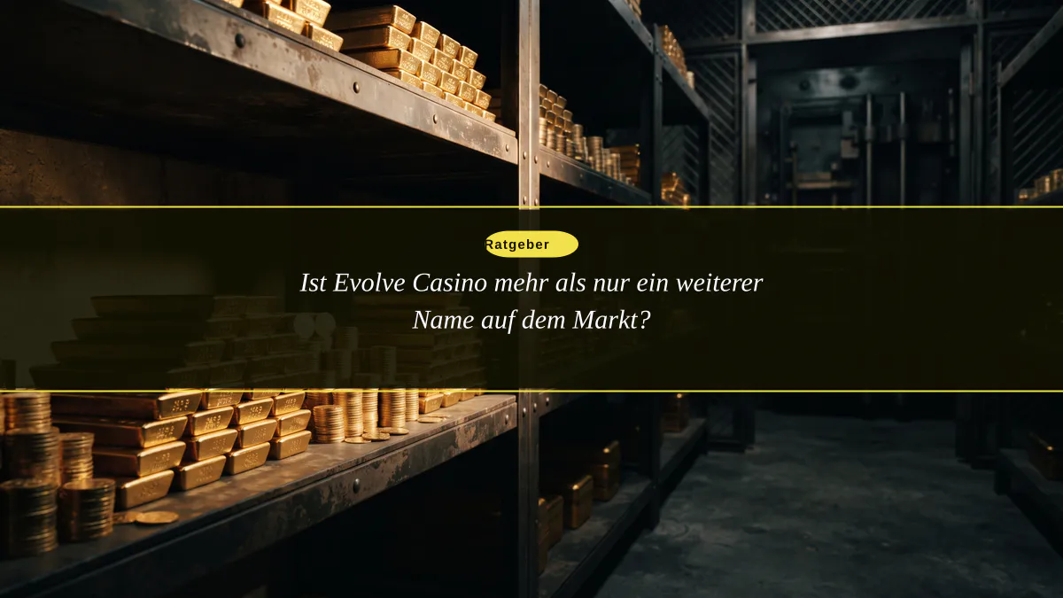 Ist Evolve Casino mehr als nur ein weiterer Name auf dem Markt?