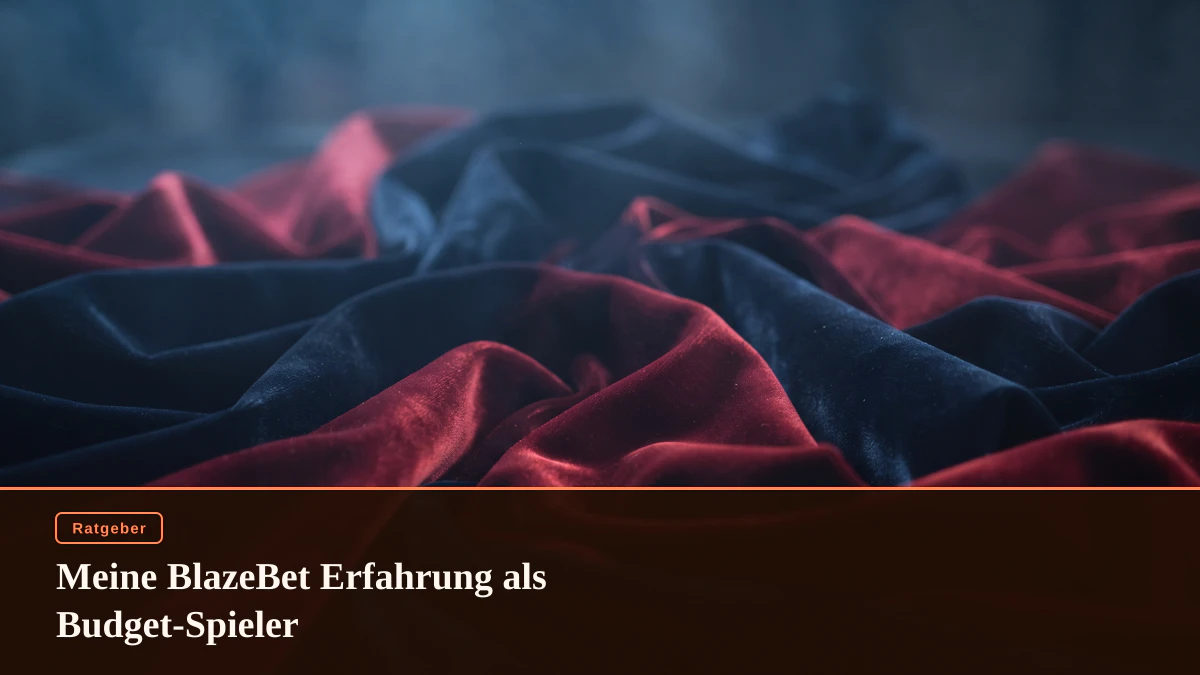 Meine BlazeBet Erfahrung als Budget-Spieler