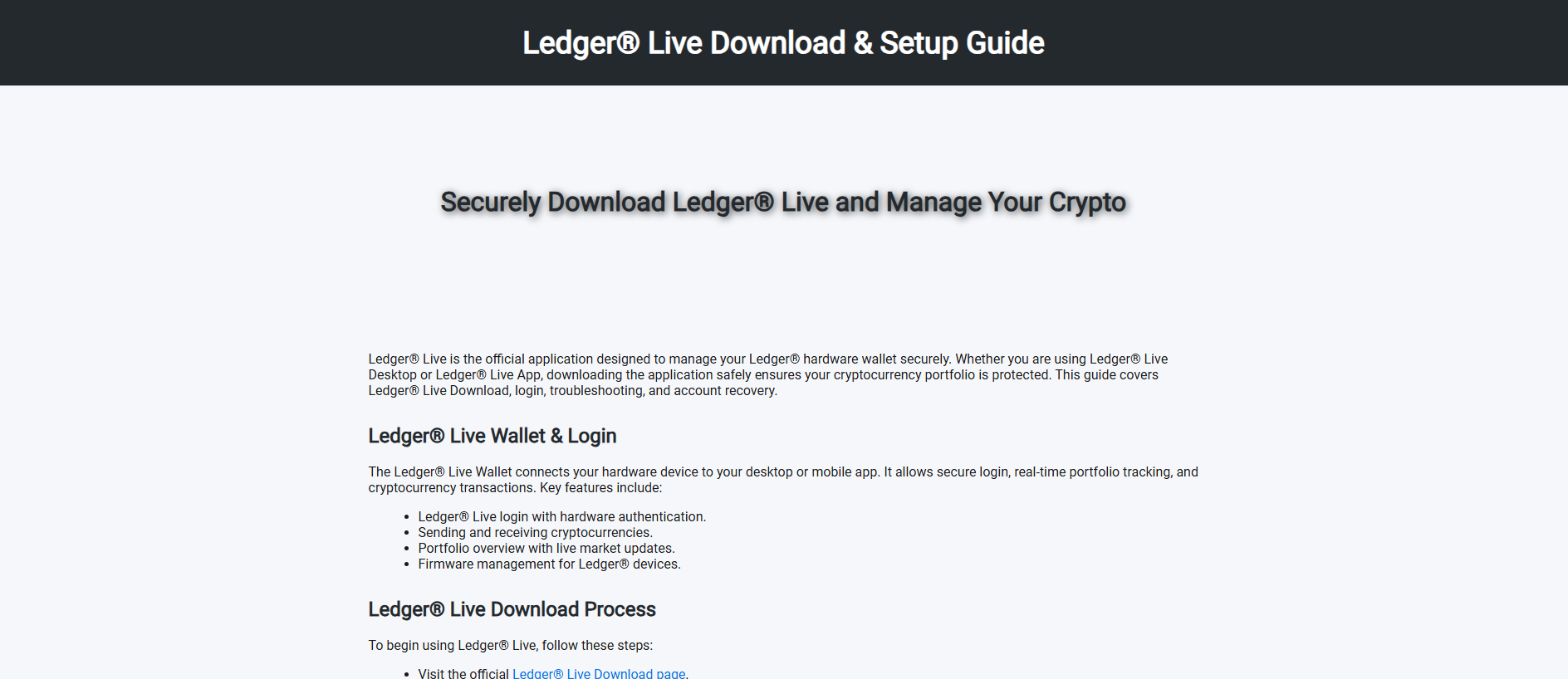 Stored capture of en-liv-ledgr.pages.dev