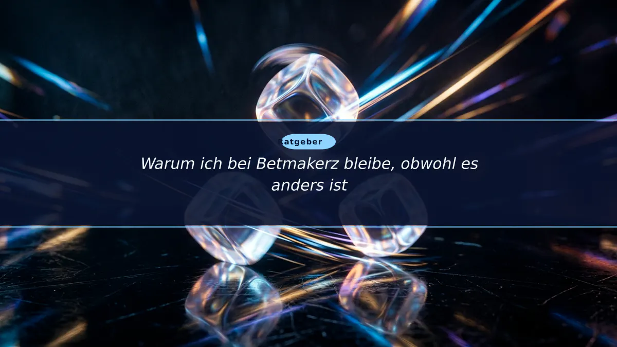Warum ich bei Betmakerz bleibe, obwohl es anders ist