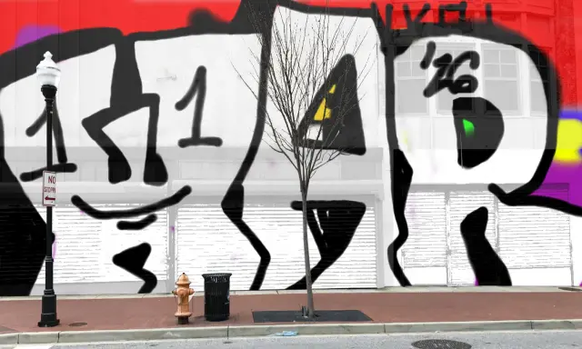 Graffiti artwork by Warok1