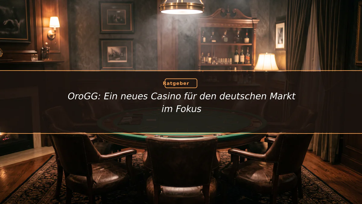 OroGG: Ein neues Casino für den deutschen Markt im Fokus