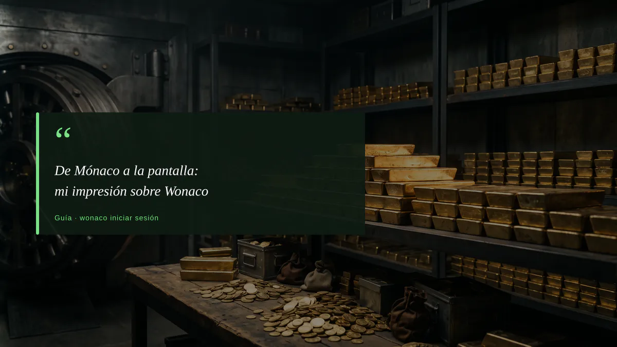 De Mónaco a la pantalla: mi impresión sobre Wonaco
