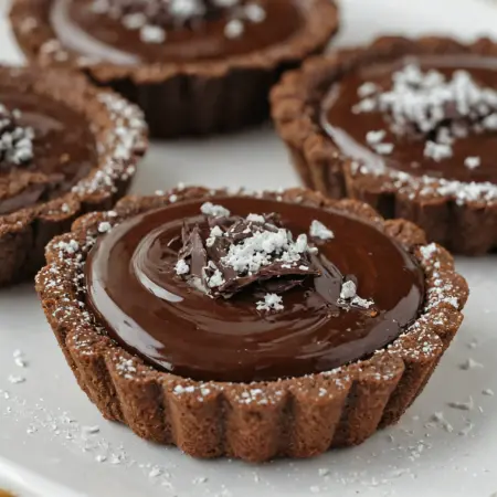 Chocolate Fudge Tartlets Miniatures