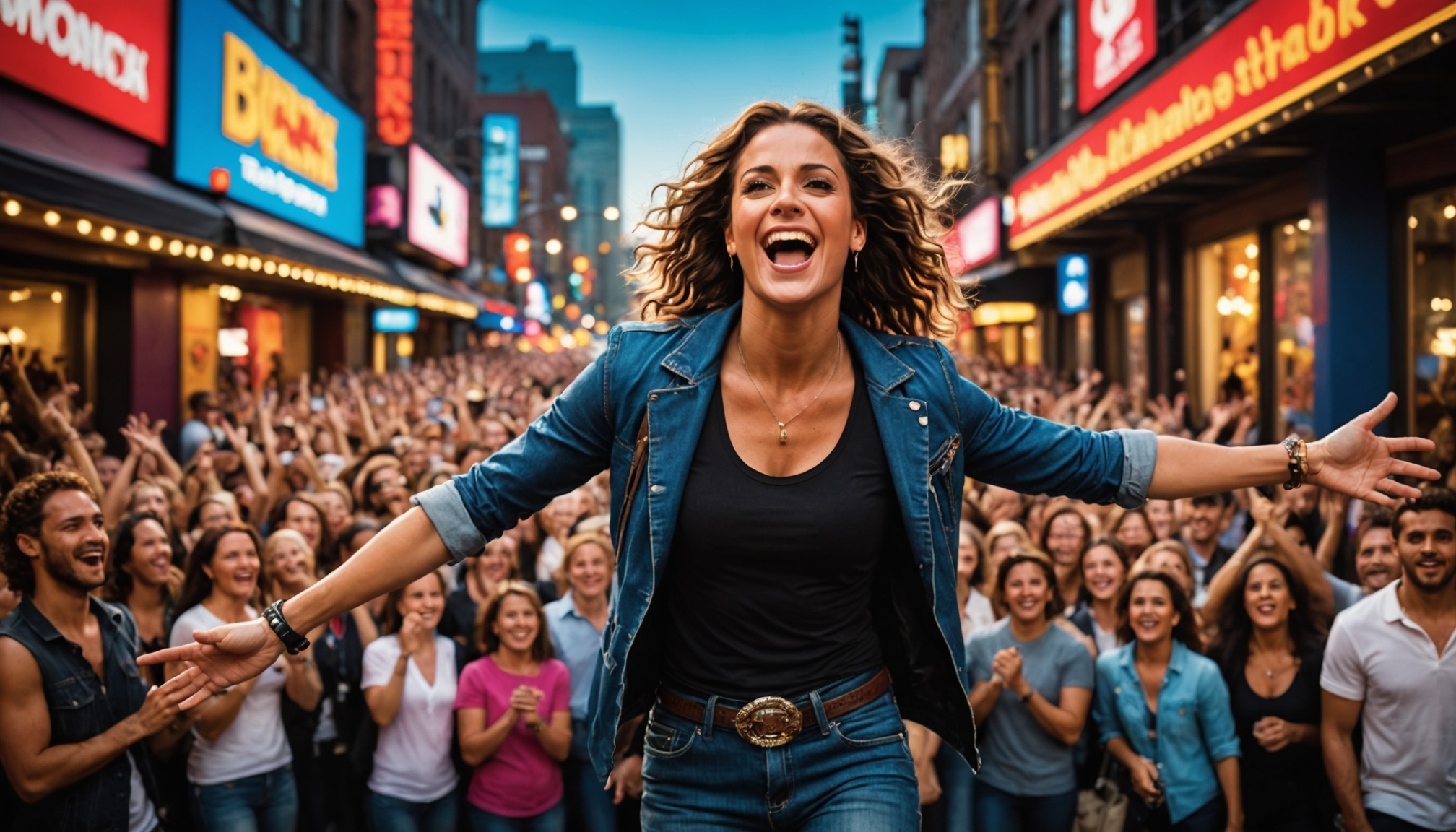 Charismatic performer's inspiring urban journey and engaging fans.