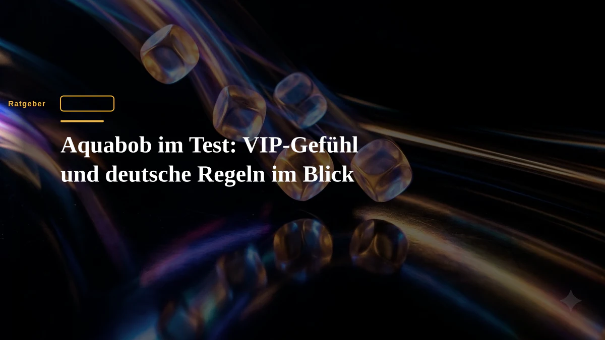Aquabob im Test: VIP-Gefühl und deutsche Regeln im Blick