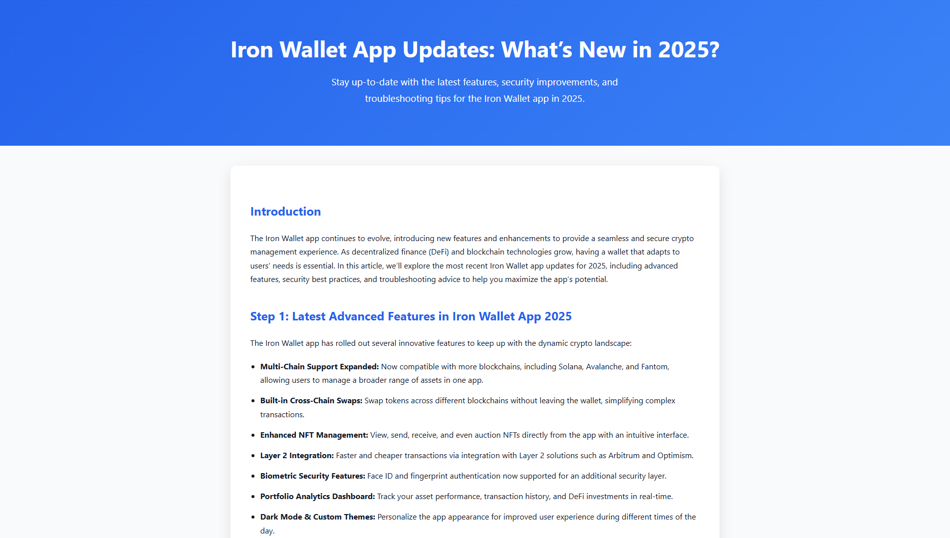 Stored capture of explore-iron-wallet-app.pages.dev