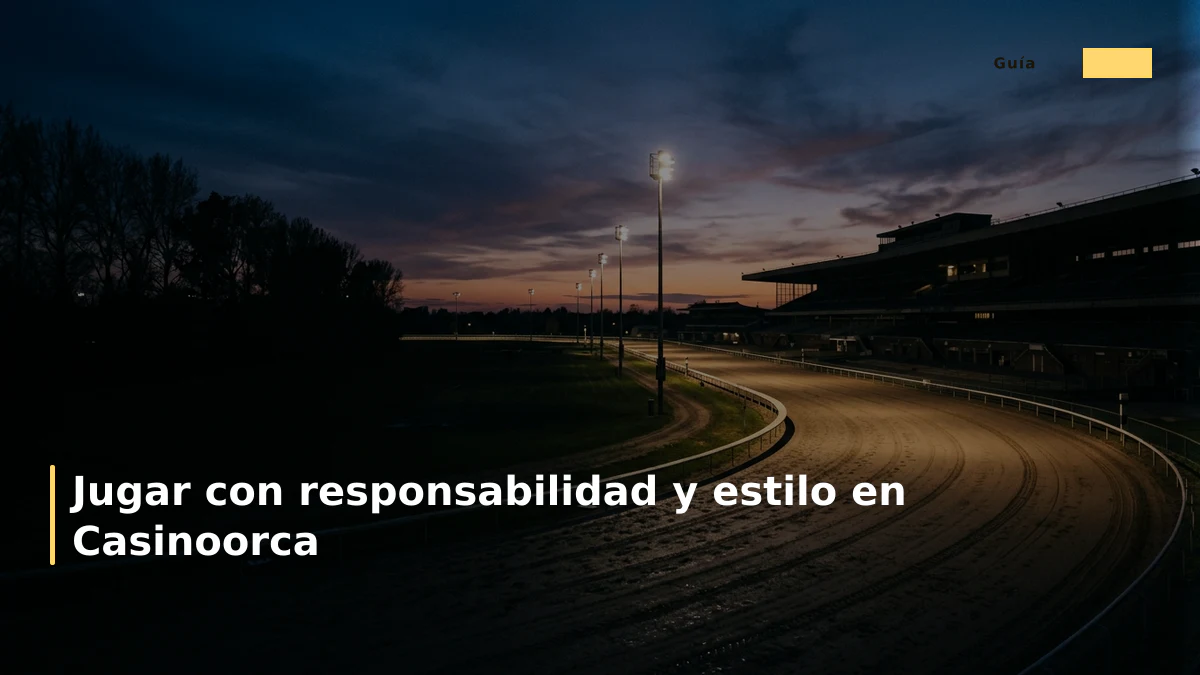 Jugar con responsabilidad y estilo en Casinoorca