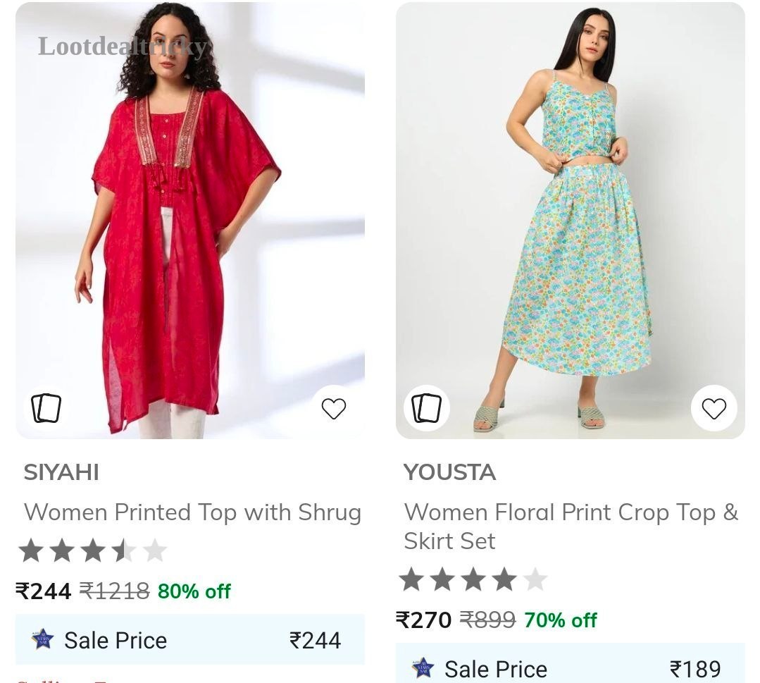 Ajio Upto 80 – Just ₹244 | Top Unbeatable Deal Ajio Upto 80 – Just ₹244 | Top Unbeatable Deal
