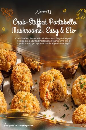 Crab-Stuffed Portobello Mushrooms: Easy & Elegant Recipe