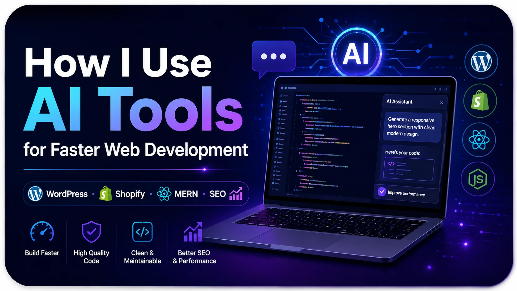 How I Use AI Tools to Build Faster Websites Without Losing Code Quality