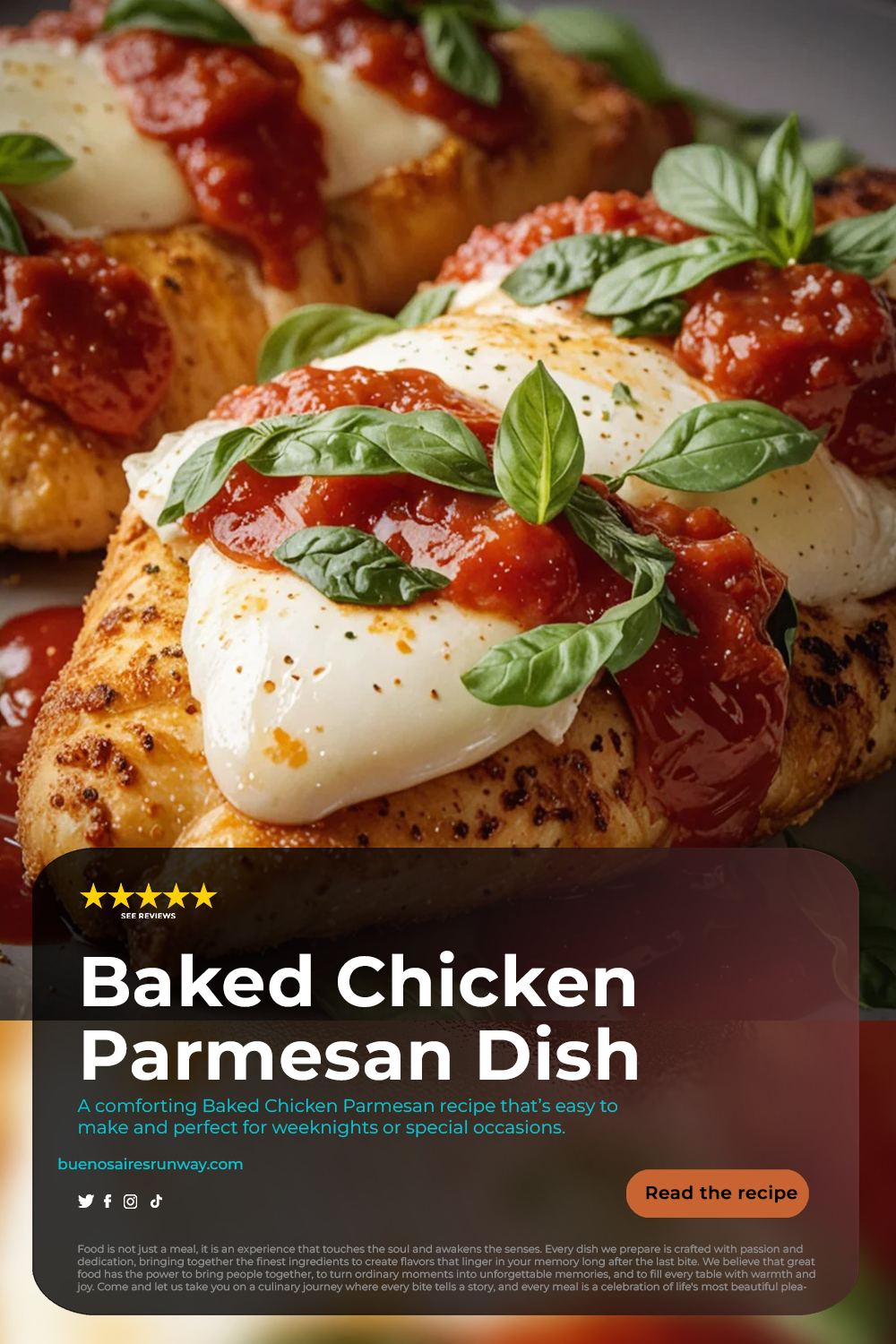 Baked Chicken Parmesan Dish