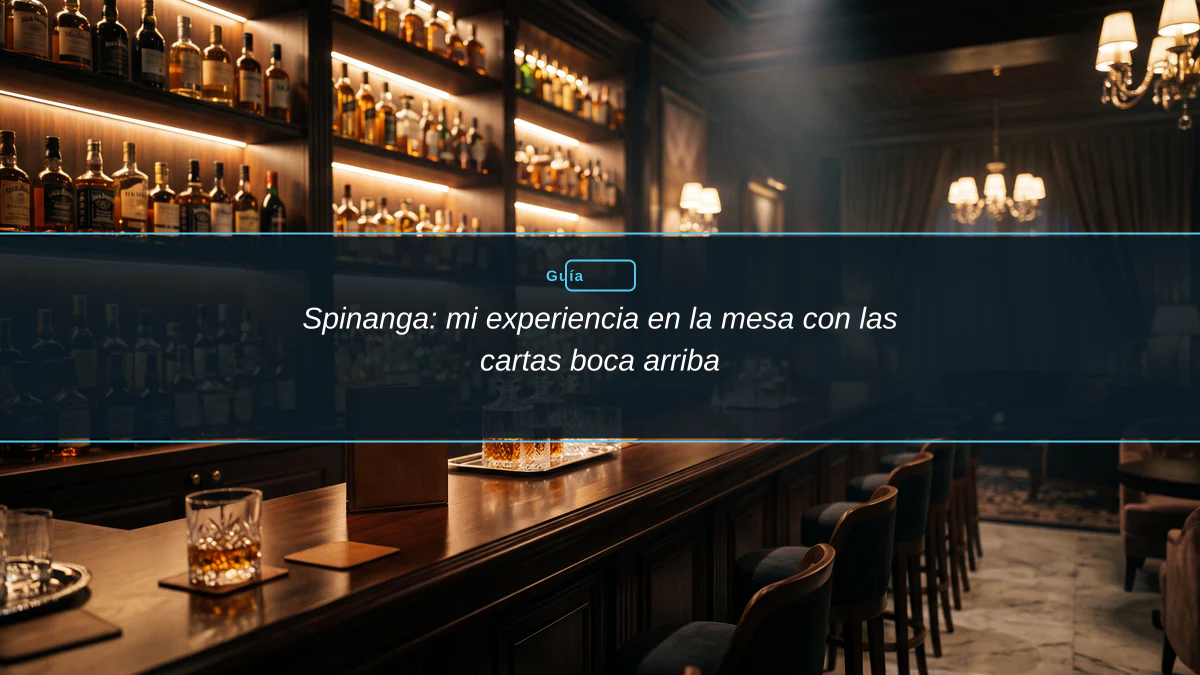 Spinanga: mi experiencia en la mesa con las cartas boca arriba