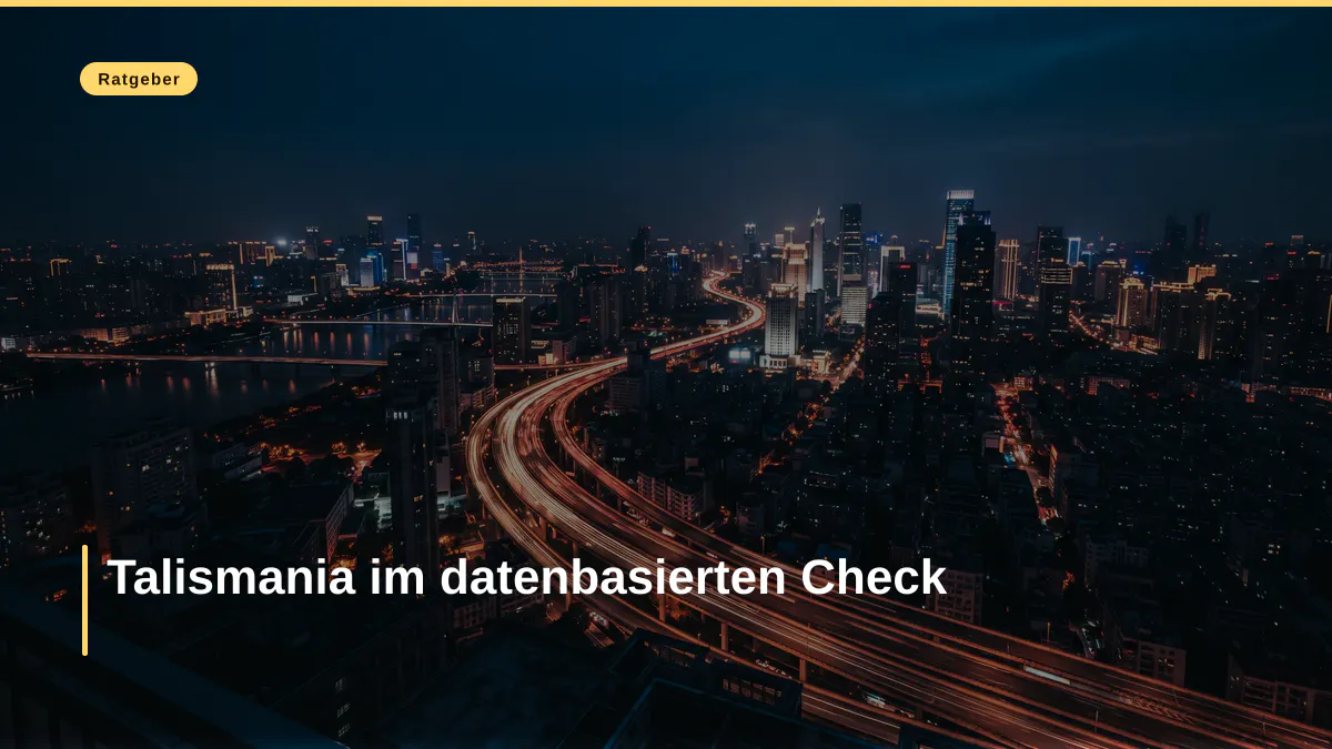Talismania im datenbasierten Check