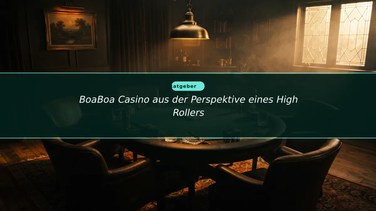 BoaBoa Casino aus der Perspektive eines High Rollers