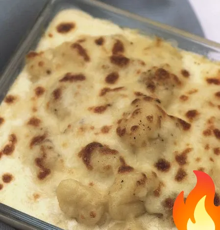 Постер Ньокки, запеченные в сливках под грилем