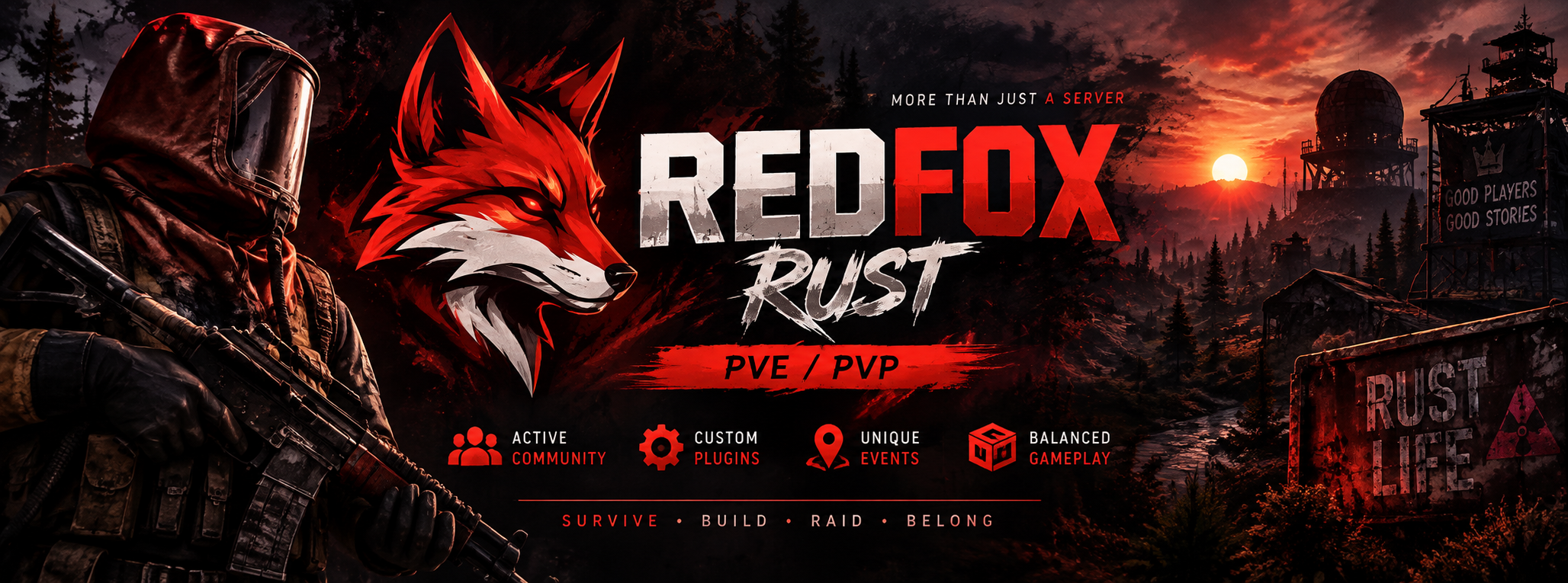 RedFoxRust | PVE/PvP | UA