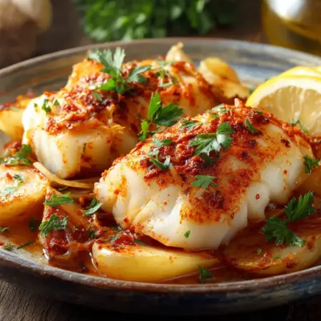 Spanish Baked Cod with Paprika: A Flavorful Dinner Surprise!