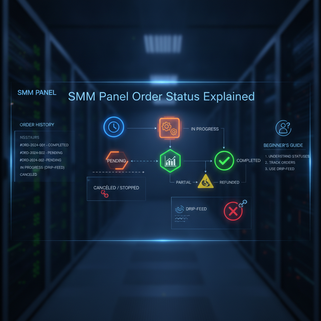 SMM Panel Order Status Explained: What Each Stage Means