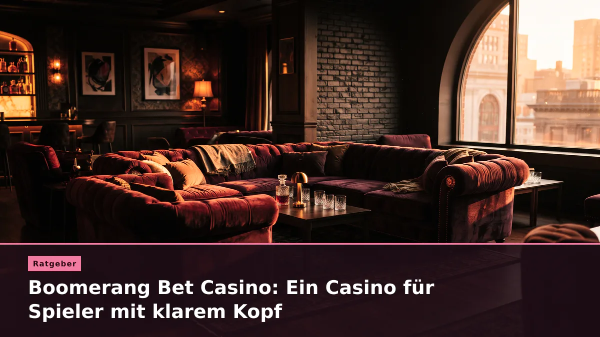 Boomerang Bet Casino: Ein Casino für Spieler mit klarem Kopf