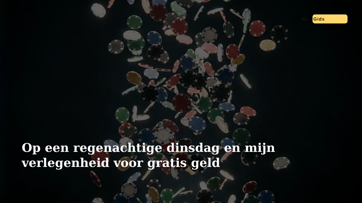 Op een regenachtige dinsdag en mijn verlegenheid voor gratis geld