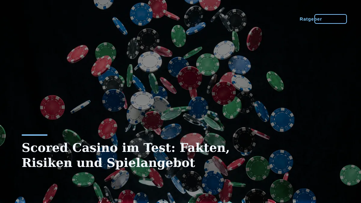 Scored Casino im Test: Fakten, Risiken und Spielangebot
