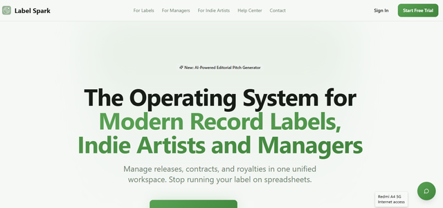 Label Spark Screenshot