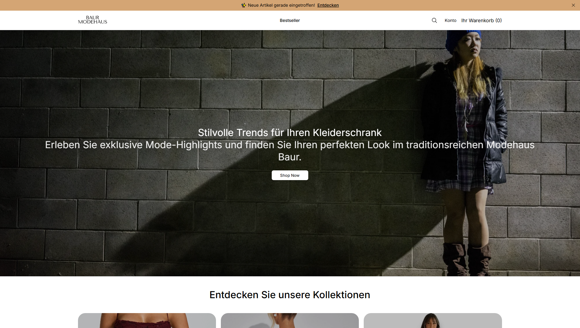 Stored capture of baurmodehaus.shop