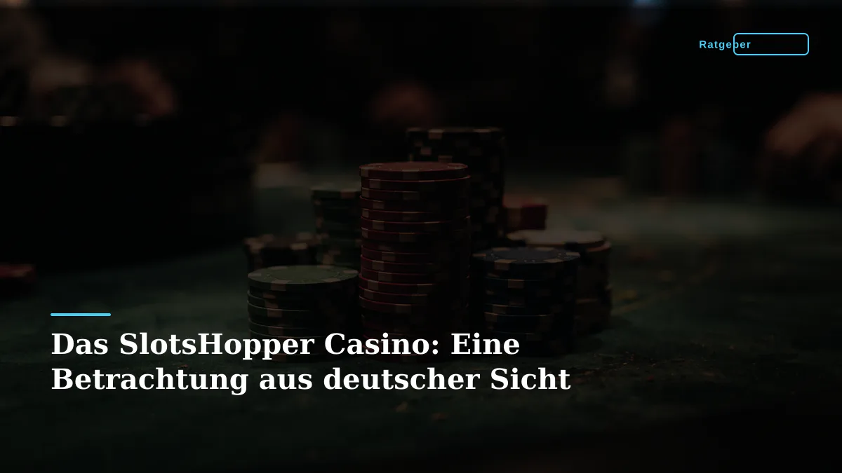 Das SlotsHopper Casino: Eine Betrachtung aus deutscher Sicht