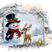 Let It Snowman Christy vi