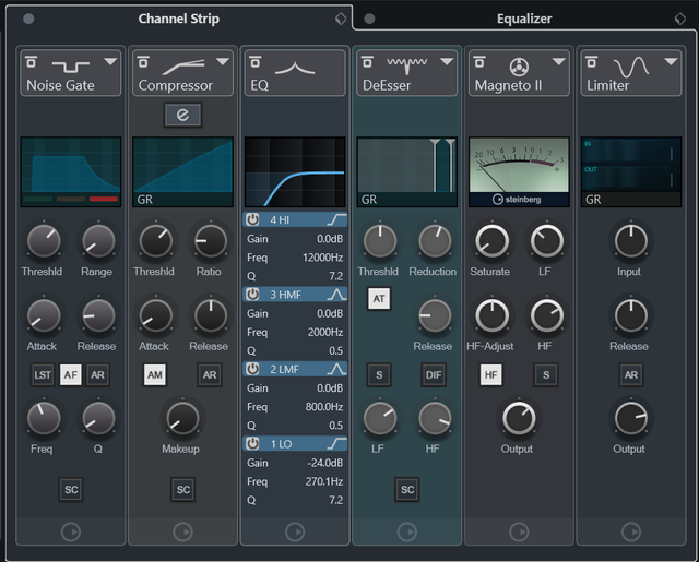 Cubase Channel Strip