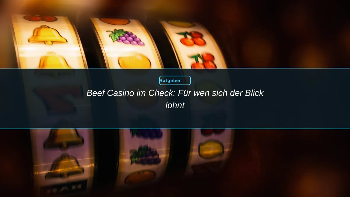 Beef Casino im Check: Für wen sich der Blick lohnt