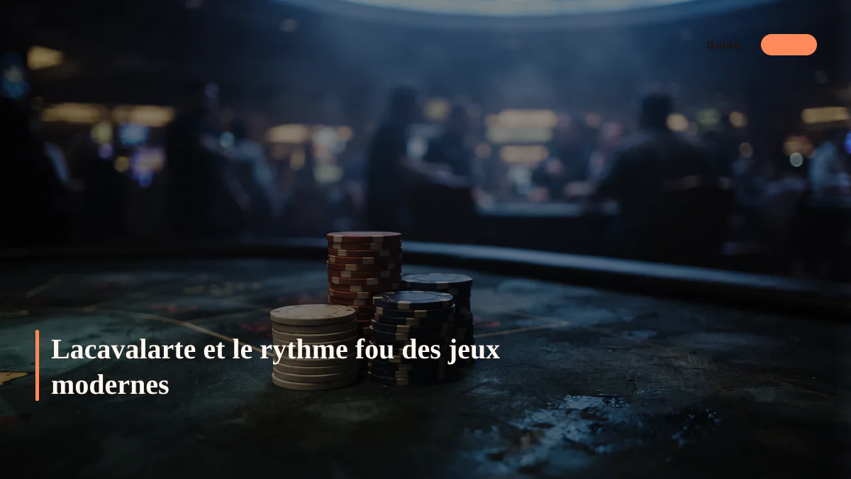 Lacavalarte et le rythme fou des jeux modernes