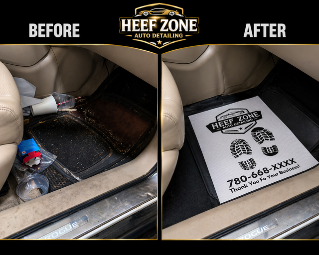 Interior detailing Edmonton before and after