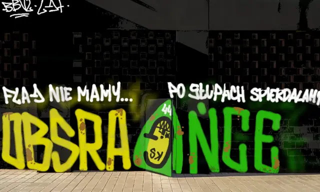 Graffiti artwork by vandald