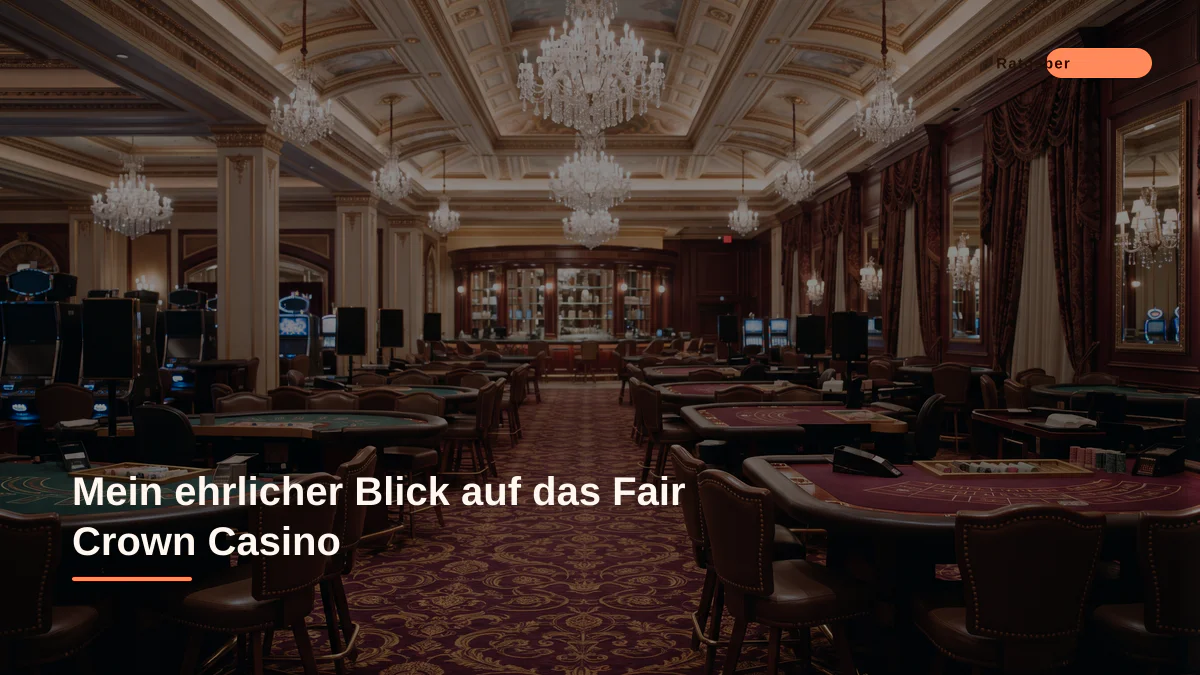 Mein ehrlicher Blick auf das Fair Crown Casino