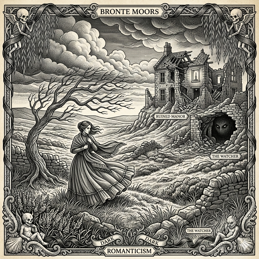 Whimsical diorama coloring page