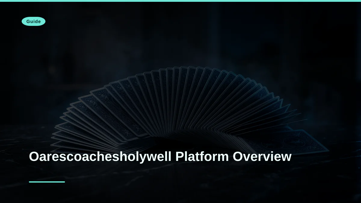 Oarescoachesholywell Platform Overview