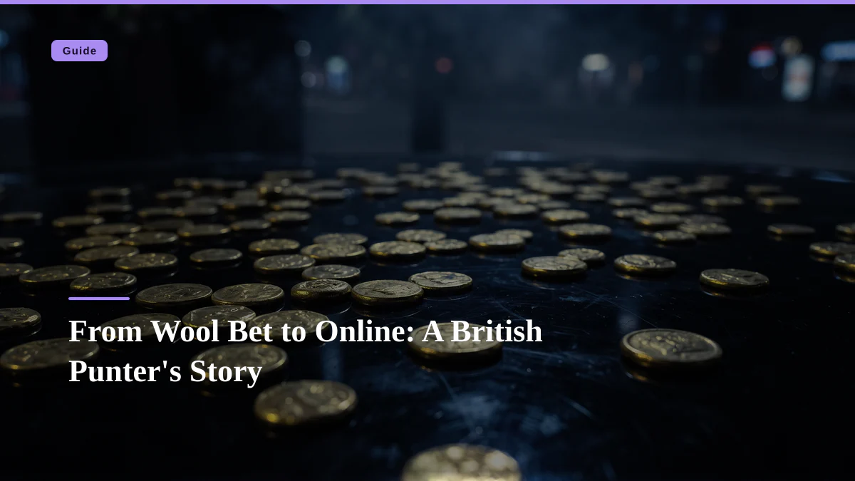 From Wool Bet to Online: A British Punter's Story
