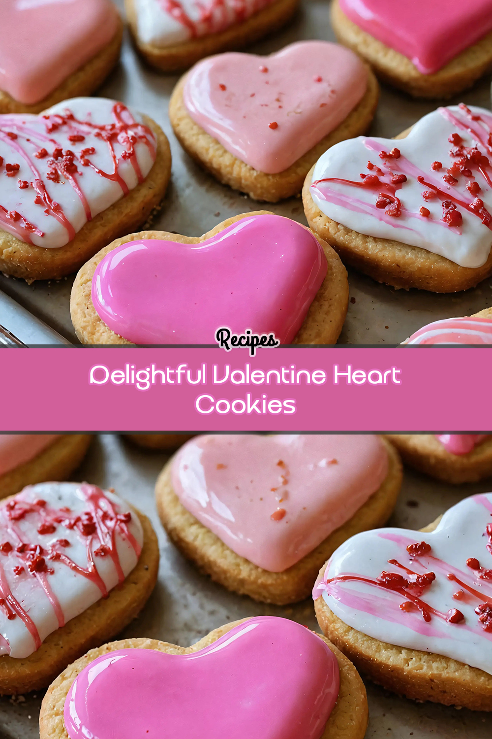 Delightful Valentine Heart Cookies