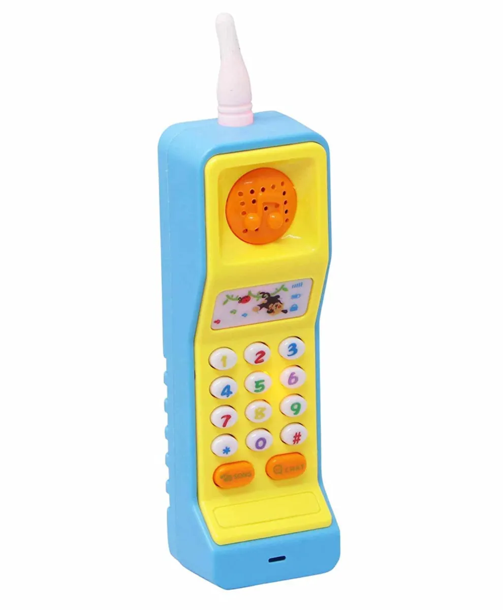 Light and Sound Toys for Kids, Musical Mobile Toy for Kids, Educational Cellphone Toy, Lighting Mobile Toys for Babies, Cellphone Telephone Learning Toy-Pack of 1 (Multi Color) photo 6