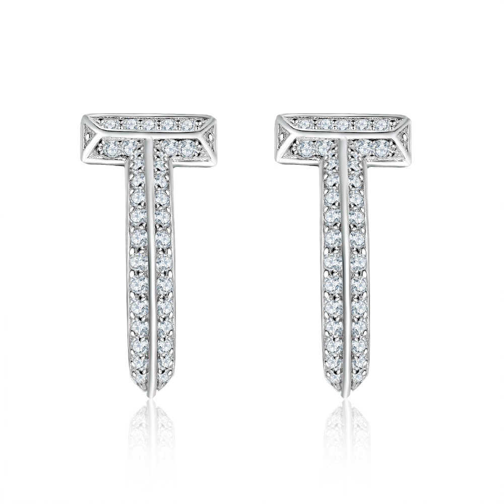 Square Princess Studs