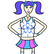 Jenny Blue Star Flashing