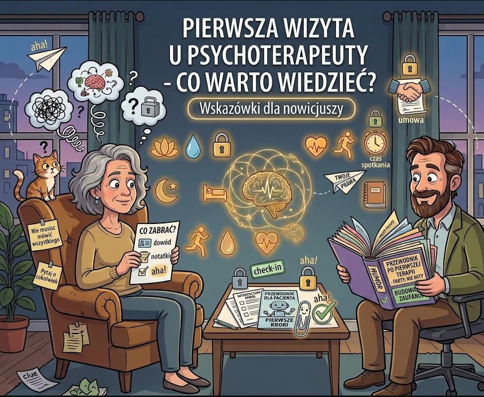 Pierwsza wizyta u psychoterapeuty - co warto wiedzieć?