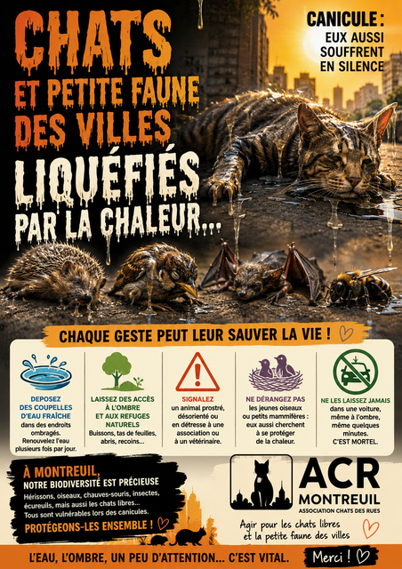 canicule et animaux