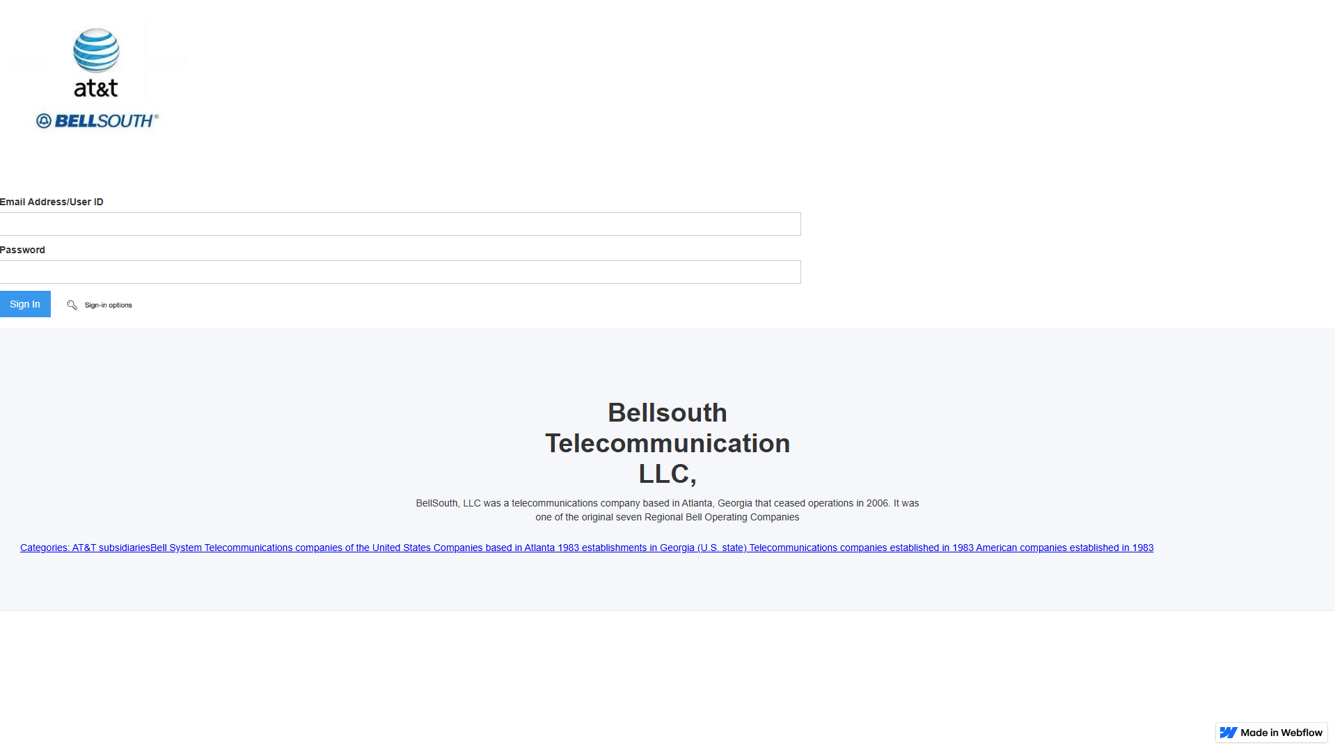 Stored capture of account-att-com-17bd1d.webflow.io
