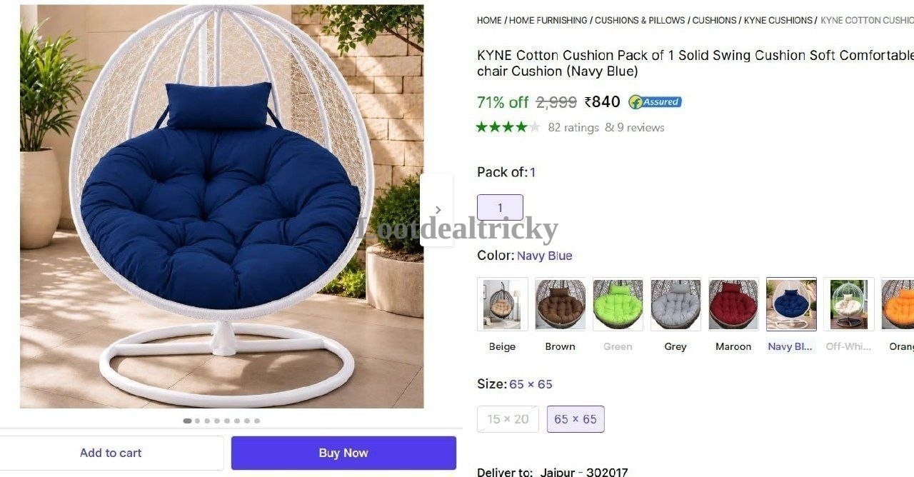 Swing Chair Cushion Offer Image