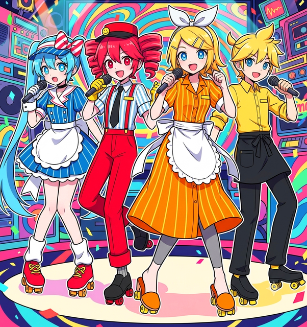 Mesmerizer Miku Rin Len and Teto.png