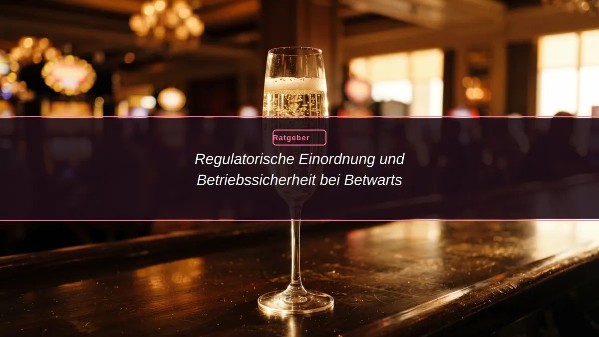 Regulatorische Einordnung und Betriebssicherheit bei Betwarts