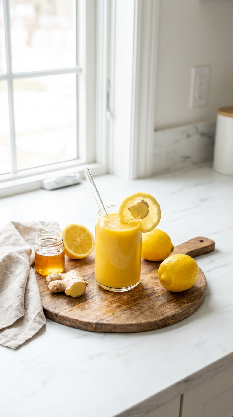 9. Zesty Lemon Ginger Zinger — Immune System Support